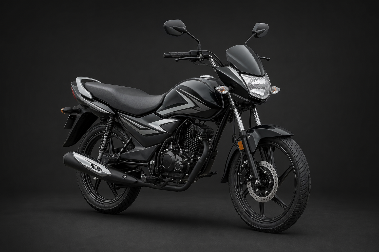 Honda Shine side view