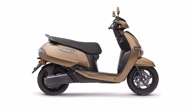 TVS iQube side view